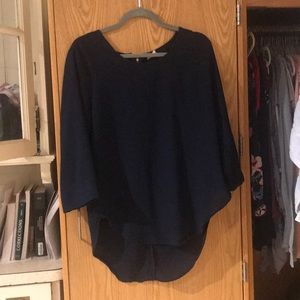 dark navy blue blouse